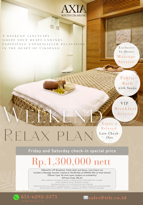 News｜AXIA South Cikarang【公式】アクシアサウスチカラン｜日本人向けサービスアパートメント